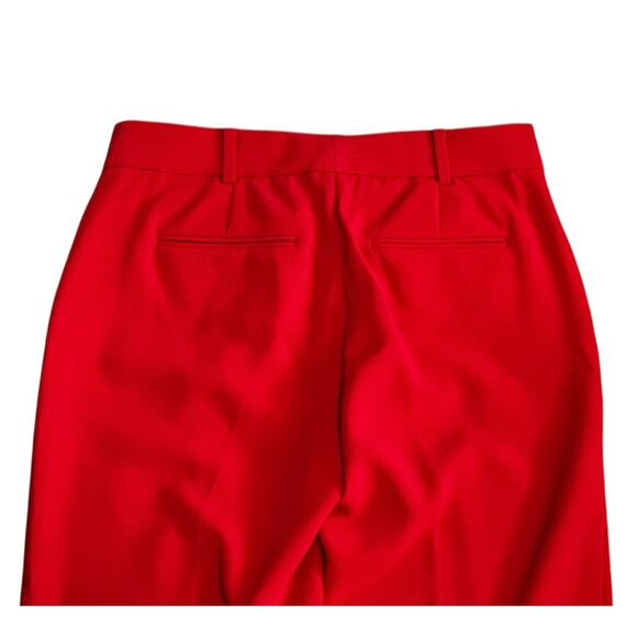 MICHAEL KORS Women's 0 Dress Pants Lacquer Red Trousers Slacks Pockets $225 - Picture 4 of 7